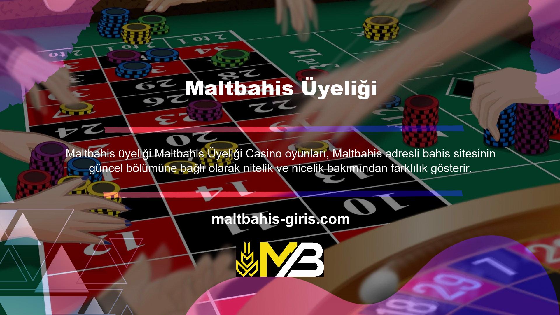 Maltbahis hizmetleri sunan birçok yerel Maltbahis oyuncusu iyi bilinmektedir
