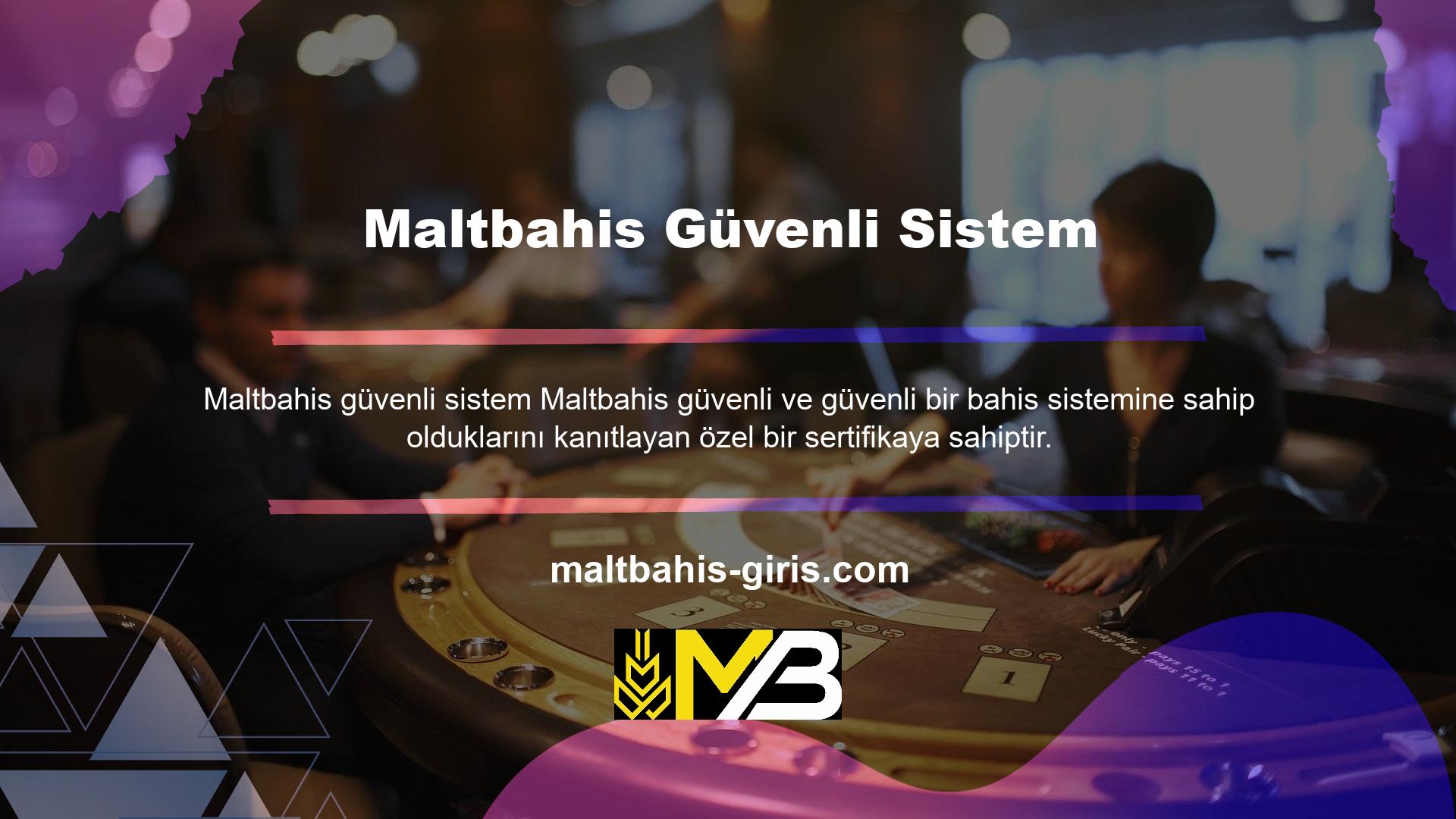 Tüm dünyadaki insanlar tarafından sevilen Maltbahis adında popüler bir casino oyunu var